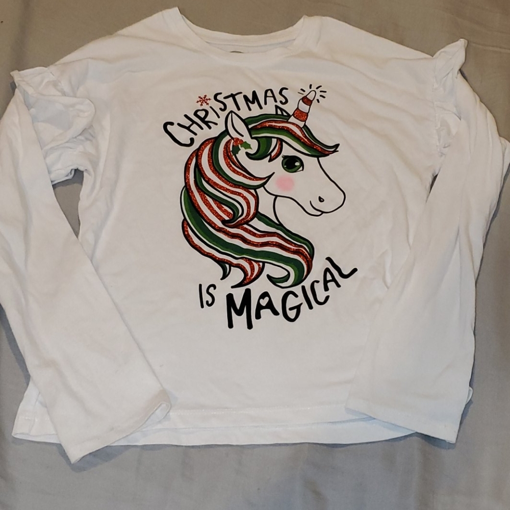 ❄Big girls Christmas tee